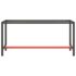 vidaXL Work Bench Frame Matte Black and Matte Red 170x50x79 cm Metal - Image 3