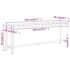 vidaXL Work Bench Frame Matte Black and Matte Red 210x50x79 cm Metal - Image 8