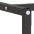 vidaXL Work Bench Frame Matte Black and Matte Red 180x57x79 cm Metal - Image 7