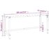 vidaXL Work Bench Frame Matte Black and Matte Red 180x57x79 cm Metal - Image 9