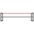 vidaXL Work Bench Frame Matte Black and Matte Red 220x57x79 cm Metal - Image 6
