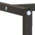 vidaXL Work Bench Frame Matte Black and Matte Red 220x57x79 cm Metal - Image 7