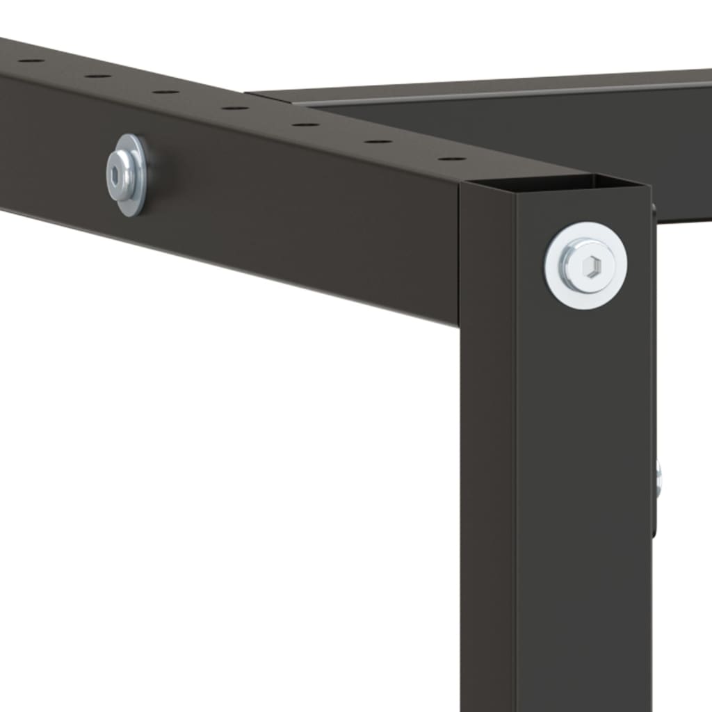8720286816448_g_en_hd_6 vidaXL Work Bench Frame Matte Black and Matte Red 220x57x79 cm Metal - Image 7