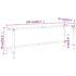 vidaXL Work Bench Frame Matte Black and Matte Red 220x57x79 cm Metal - Image 9