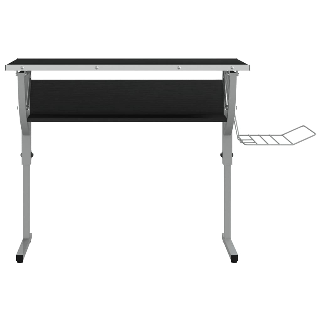 8720286817124_g_en_hd_1 vidaXL Craft Desk Black and Grey 110x53x(58-87) cm Engineered Wood and Steel - Image 4