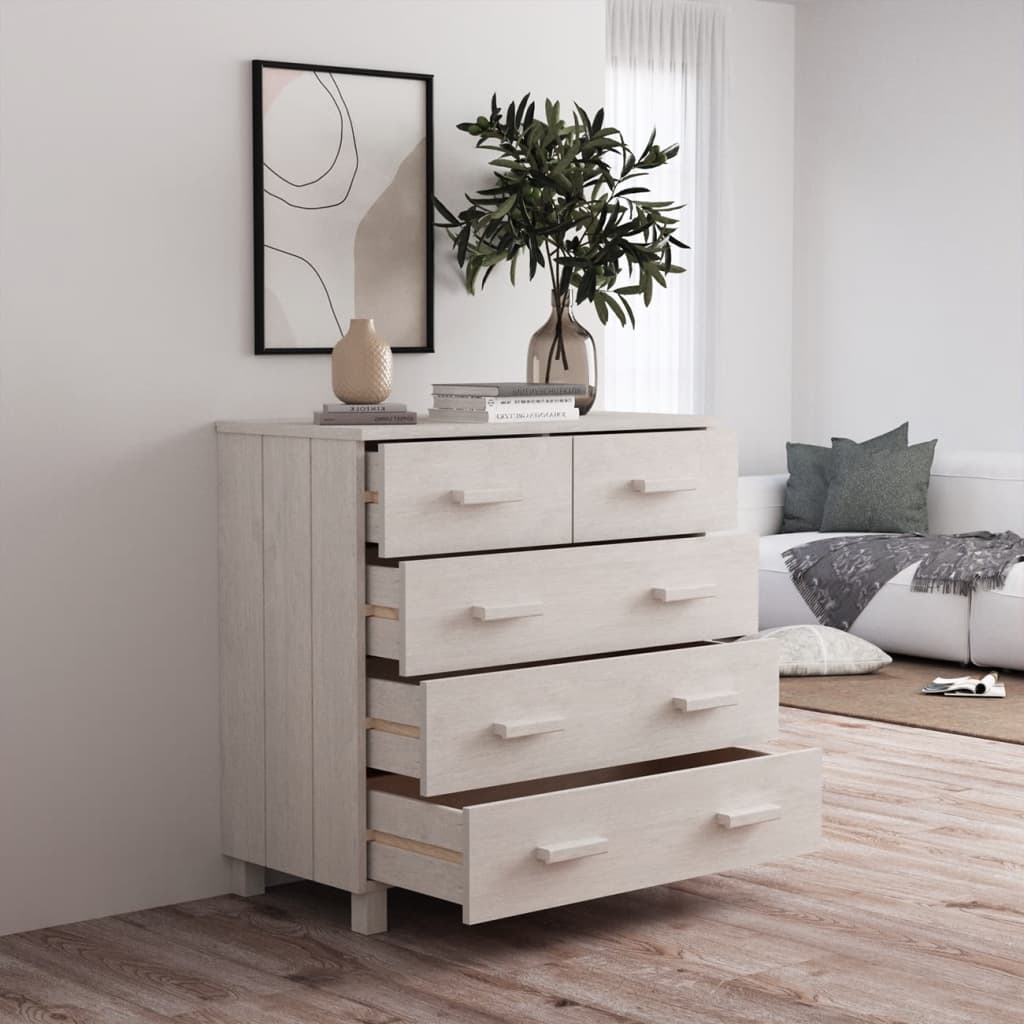 8720286817674_g_en_hd_5 vidaXL Sideboard "HAMAR" White 79x40x80 cm Solid Wood Pine - Image 8