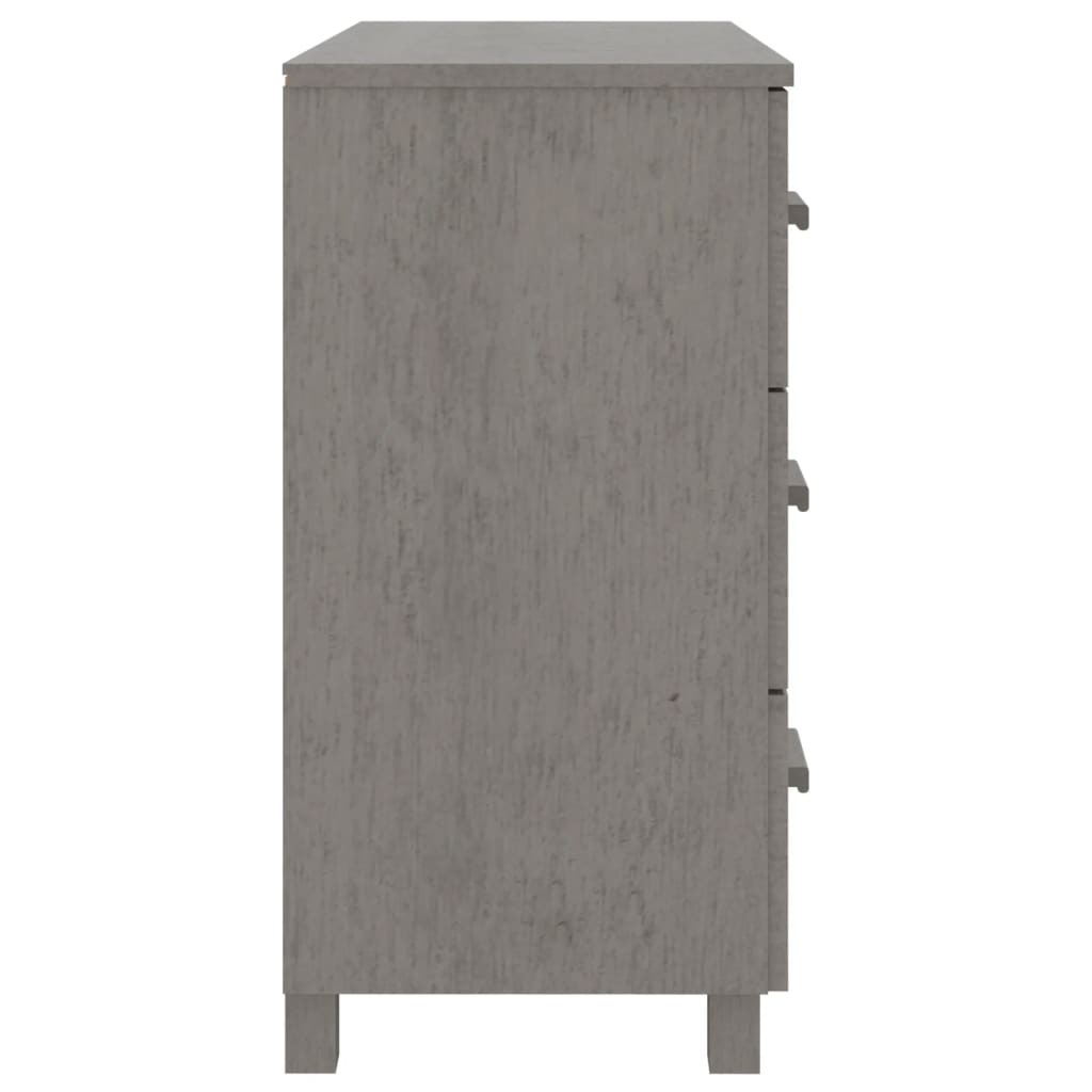 8720286817773_g_en_hd_2 vidaXL Sideboard "HAMAR" Light Grey 90x40x80 cm Solid Pinewood - Image 5
