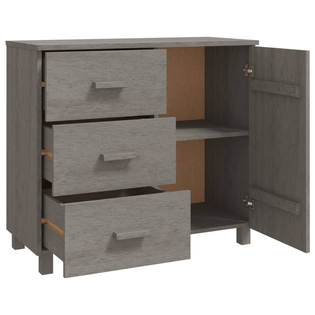8720286817773_g_en_hd_3 vidaXL Sideboard "HAMAR" Light Grey 90x40x80 cm Solid Pinewood - Image 6