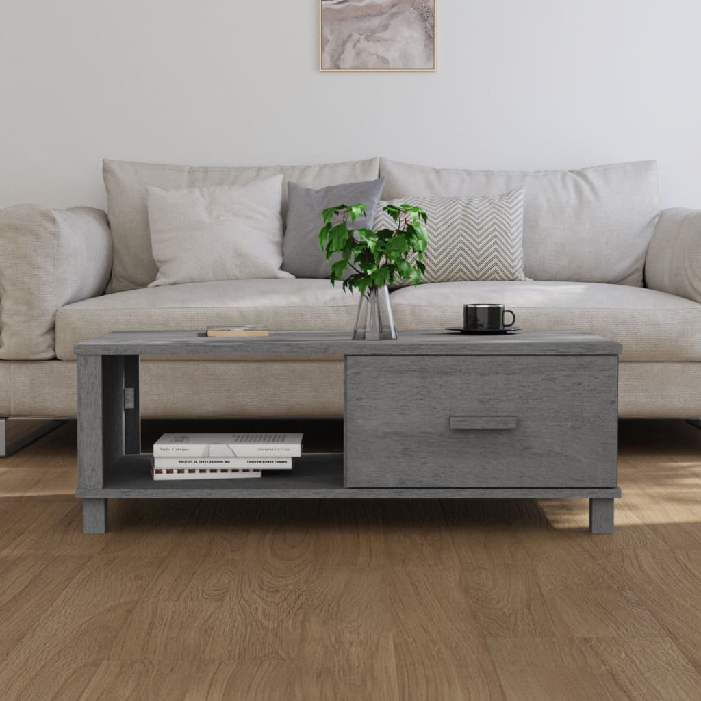 8720286818008_g_en_hd_1 vidaXL Coffee Table "HAMAR" Dark Grey 100x55x35 cm Solid Wood Pine - Image 3