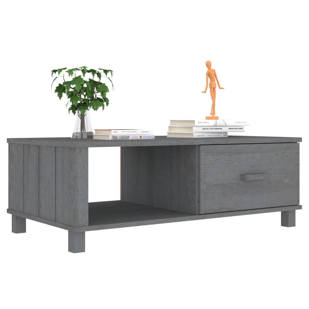 8720286818008_g_en_hd_2 vidaXL Coffee Table "HAMAR" Dark Grey 100x55x35 cm Solid Wood Pine - Image 4