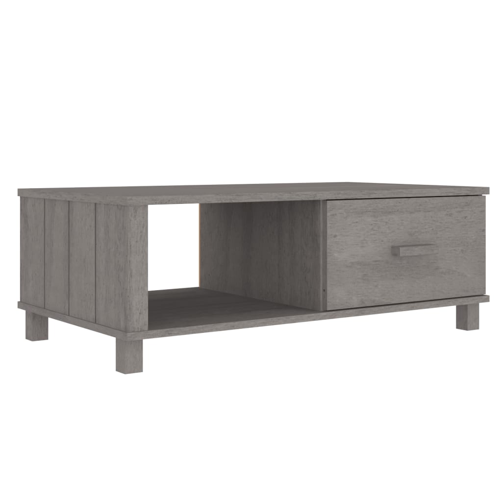8720286818015_a_en_hd_1 vidaXL Coffee Table "HAMAR" Light Grey 100x55x35 cm Solid Wood Pine - Image 2