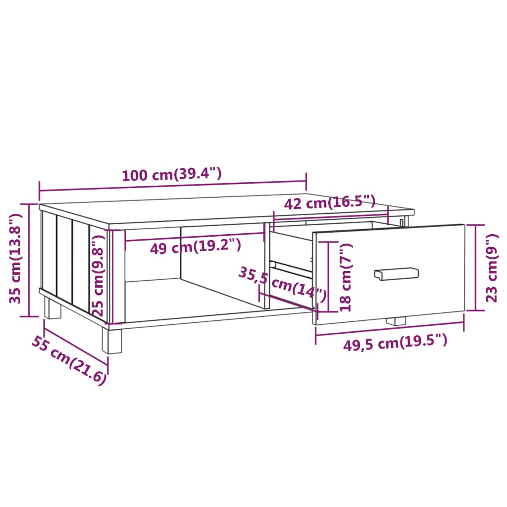 8720286818015_g_en_hd_6 vidaXL Coffee Table "HAMAR" Light Grey 100x55x35 cm Solid Wood Pine - Image 8