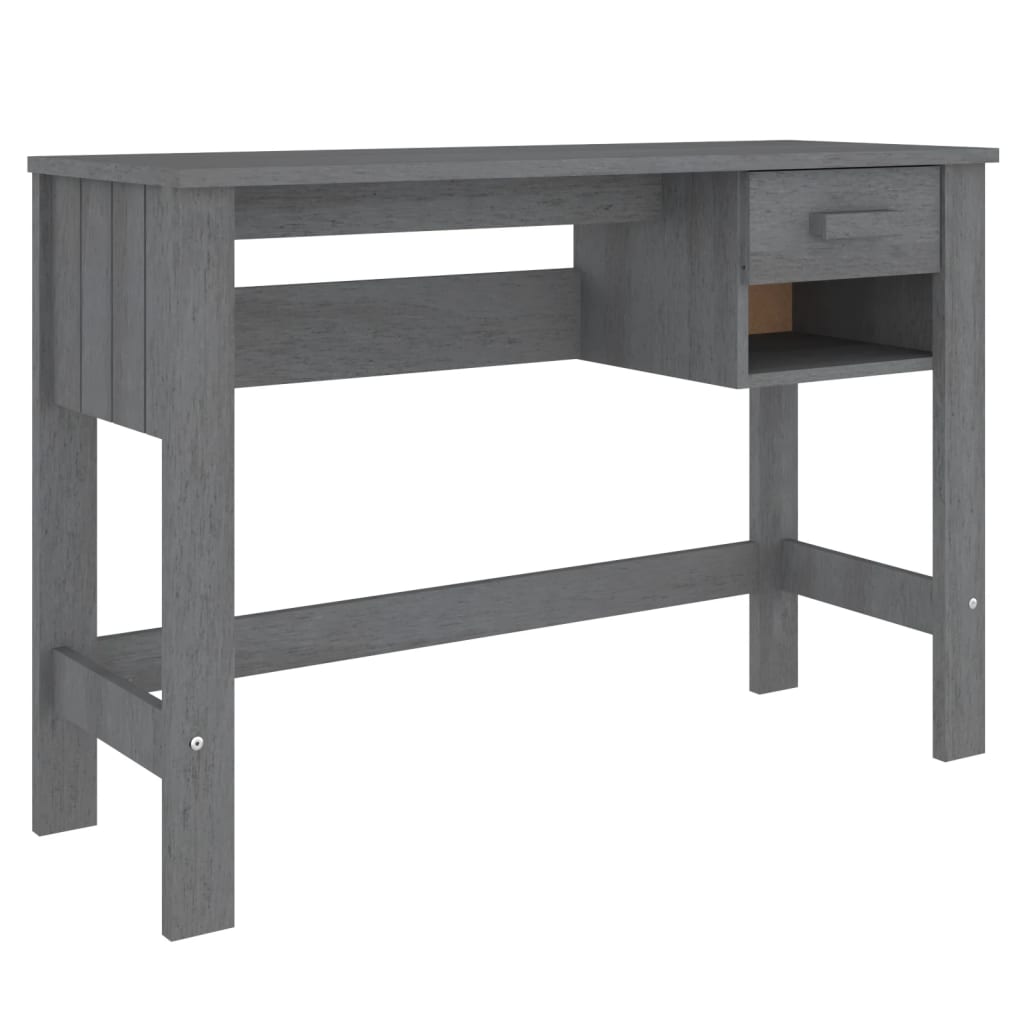 8720286818046_a_en_hd_1 vidaXL Desk "HAMAR" Dark Grey 110x40x75 cm Solid Wood Pine - Image 2