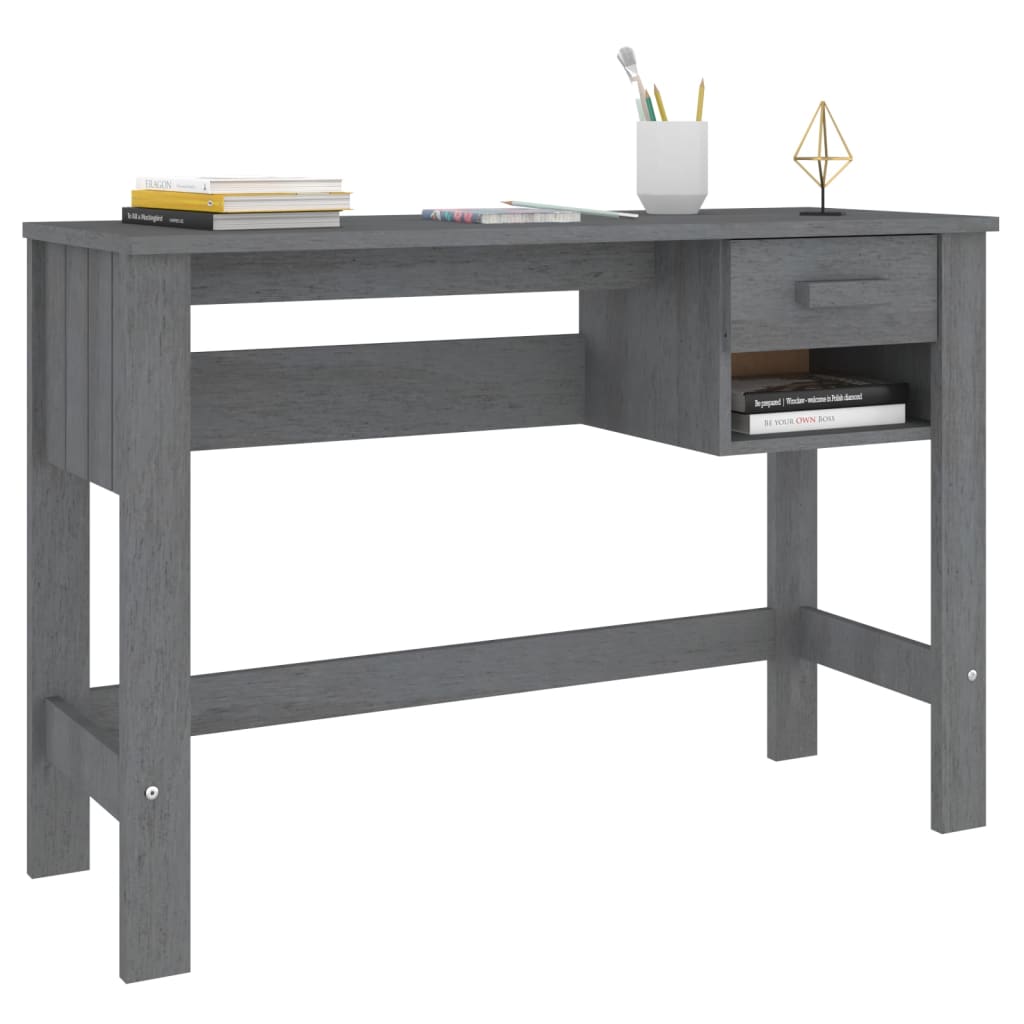 8720286818046_g_en_hd_2 vidaXL Desk "HAMAR" Dark Grey 110x40x75 cm Solid Wood Pine - Image 5