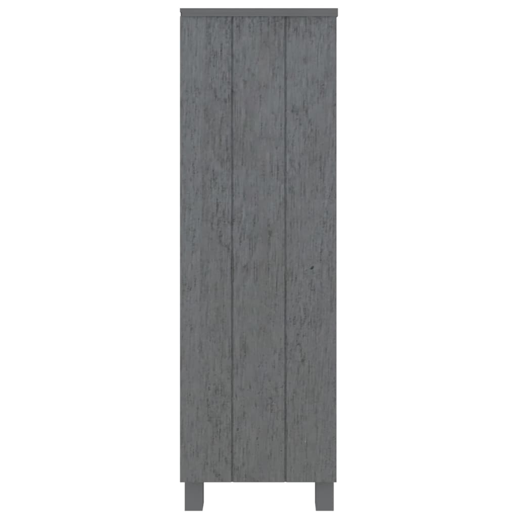 8720286818329_g_en_hd_2 vidaXL Book Cabinet "HAMAR" Dark Grey  85x35x112 cm Solid Wood Pine - Image 5