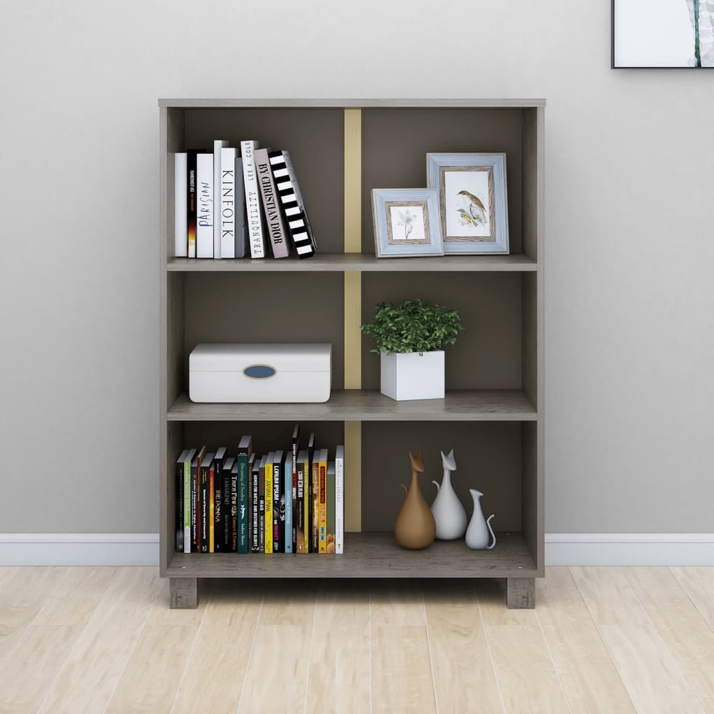 8720286818336_g_en_hd_3 vidaXL Book Cabinet "HAMAR" Light  Grey  85x35x112 cm Solid Wood Pine - Image 6