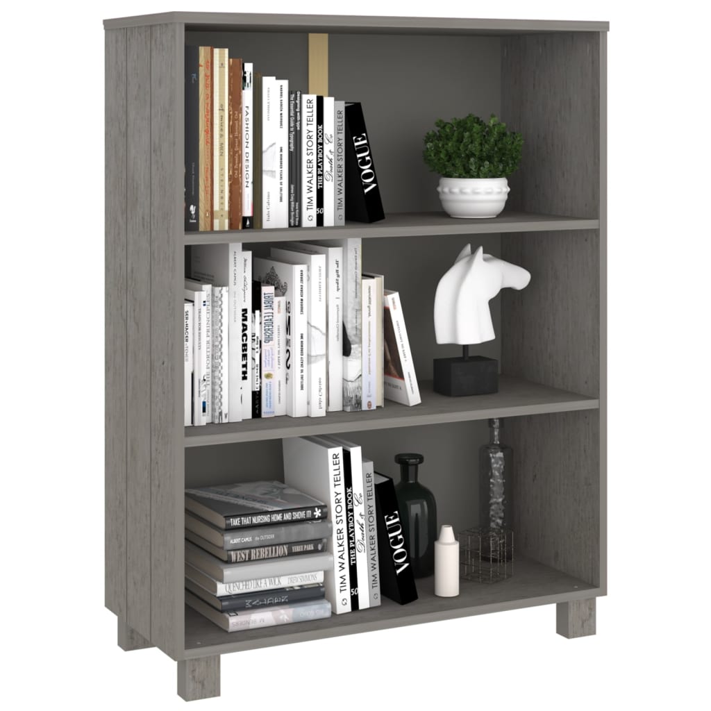 8720286818336_g_en_hd_4 vidaXL Book Cabinet "HAMAR" Light  Grey  85x35x112 cm Solid Wood Pine - Image 7