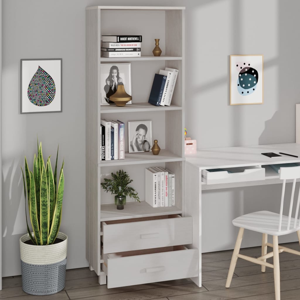 8720286818350_g_en_hd_2 vidaXL Highboard "HAMAR" White 60x35x180 cm Solid Wood Pine - Image 5