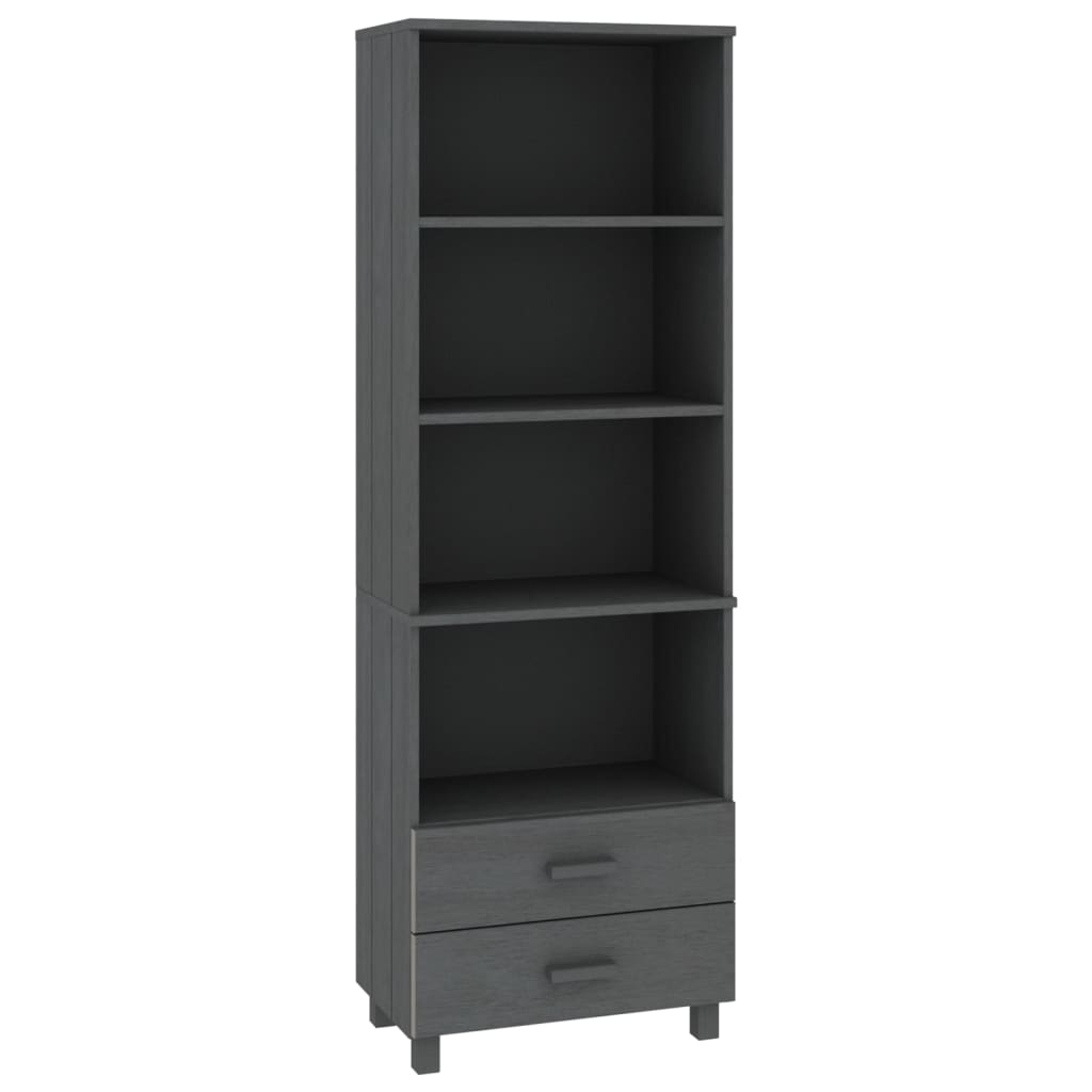 8720286818367_a_en_hd_1 vidaXL Highboard "HAMAR" Dark Grey 60x35x180 cm Solid Wood Pine - Image 2
