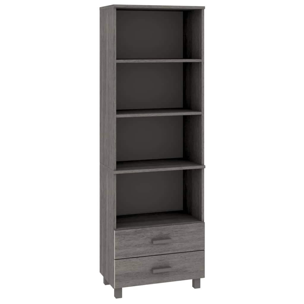 8720286818374_a_en_hd_1 vidaXL Highboard "HAMAR" Light Grey 60x35x180 cm Solid Wood Pine - Image 2