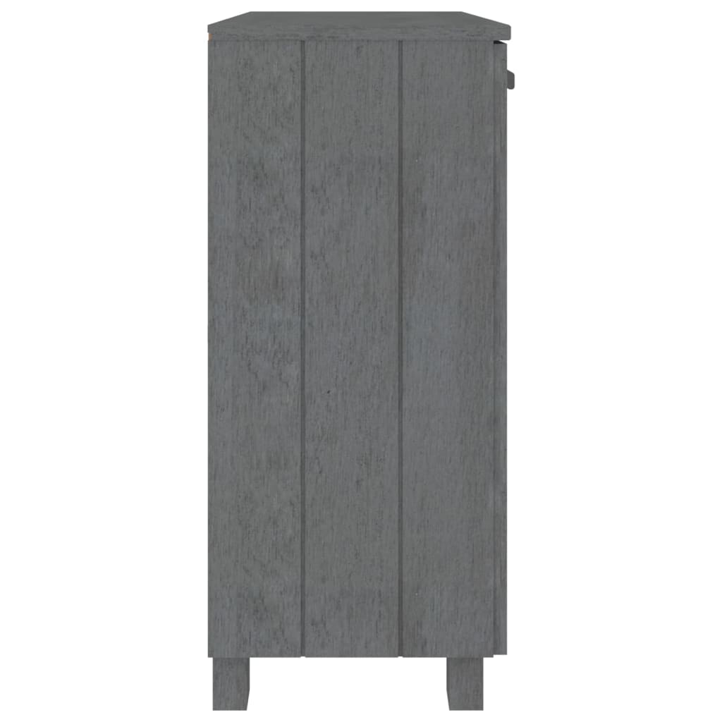 8720286818404_g_en_hd_3 vidaXL Sideboard "HAMAR" Dark Grey 85x35x80 cm Solid Wood Pine - Image 6