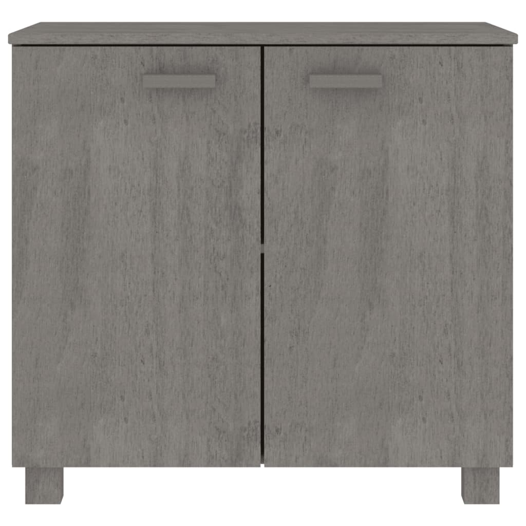 8720286818411_g_en_hd_1 vidaXL Sideboard "HAMAR" Light Grey 85x35x80 cm Solid Wood Pine - Image 4