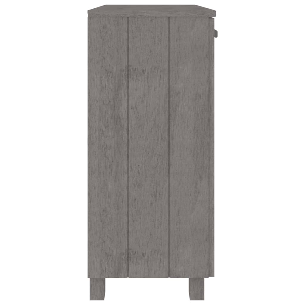 8720286818411_g_en_hd_3 vidaXL Sideboard "HAMAR" Light Grey 85x35x80 cm Solid Wood Pine - Image 6