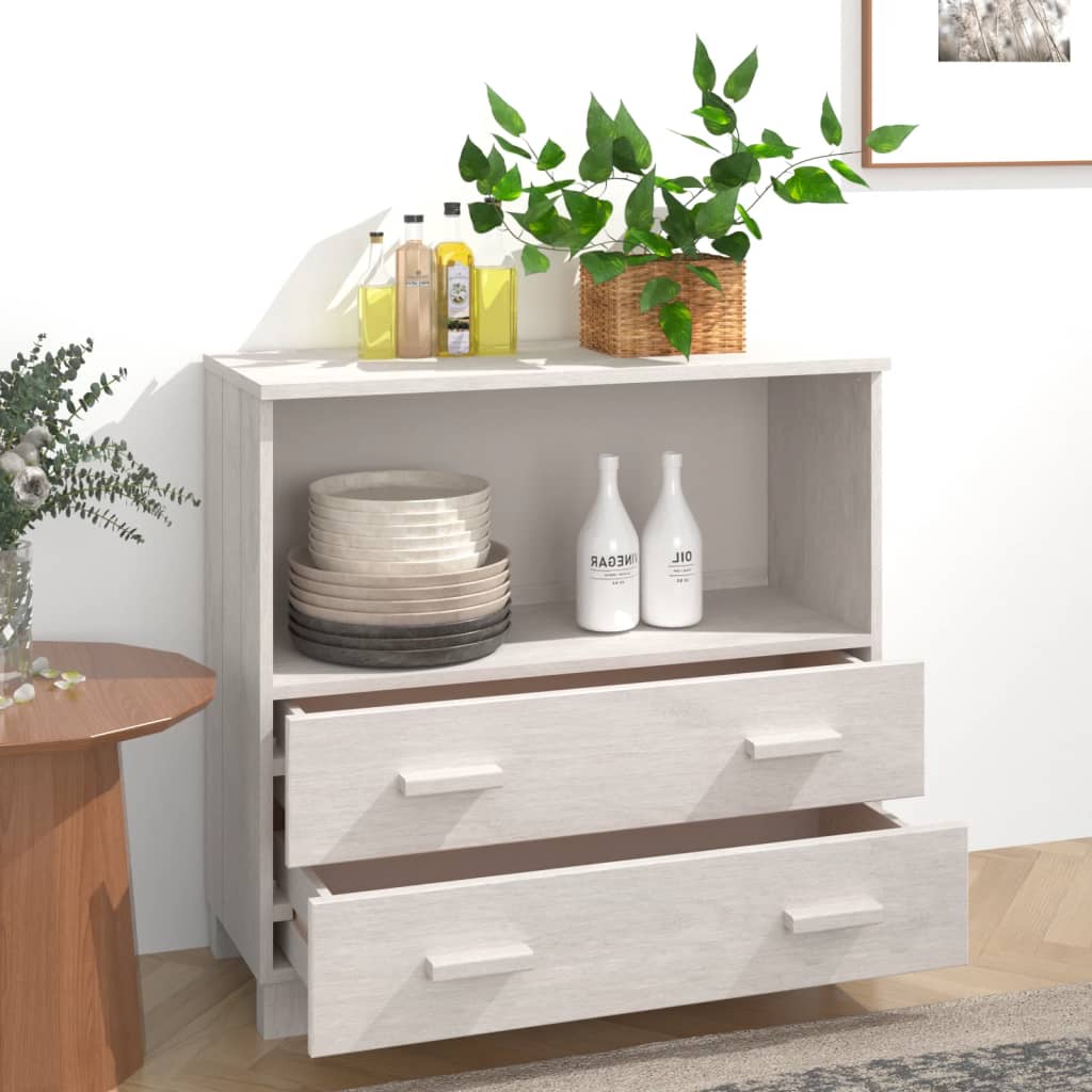 8720286818435_g_en_hd_1 vidaXL Sideboard "HAMAR" White 85x35x80 cm Solid Wood Pine - Image 4