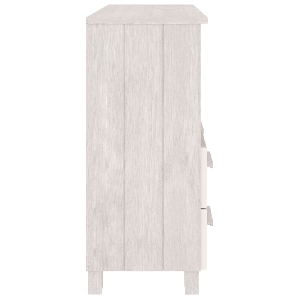 8720286818435_g_en_hd_4 vidaXL Sideboard "HAMAR" White 85x35x80 cm Solid Wood Pine - Image 7