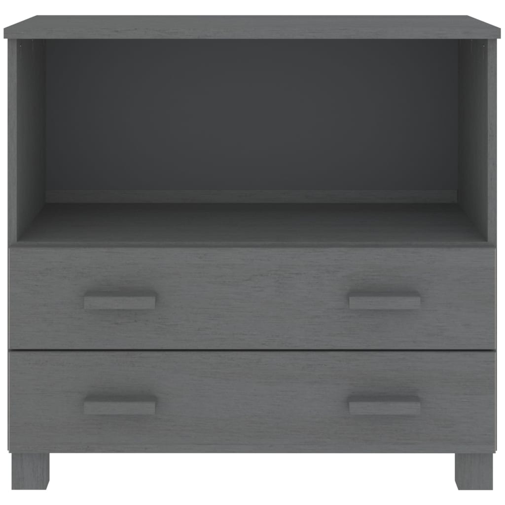 8720286818442_g_en_hd_3 vidaXL Sideboard "HAMAR" Dark Grey 85x35x80 cm Solid Wood Pine - Image 6