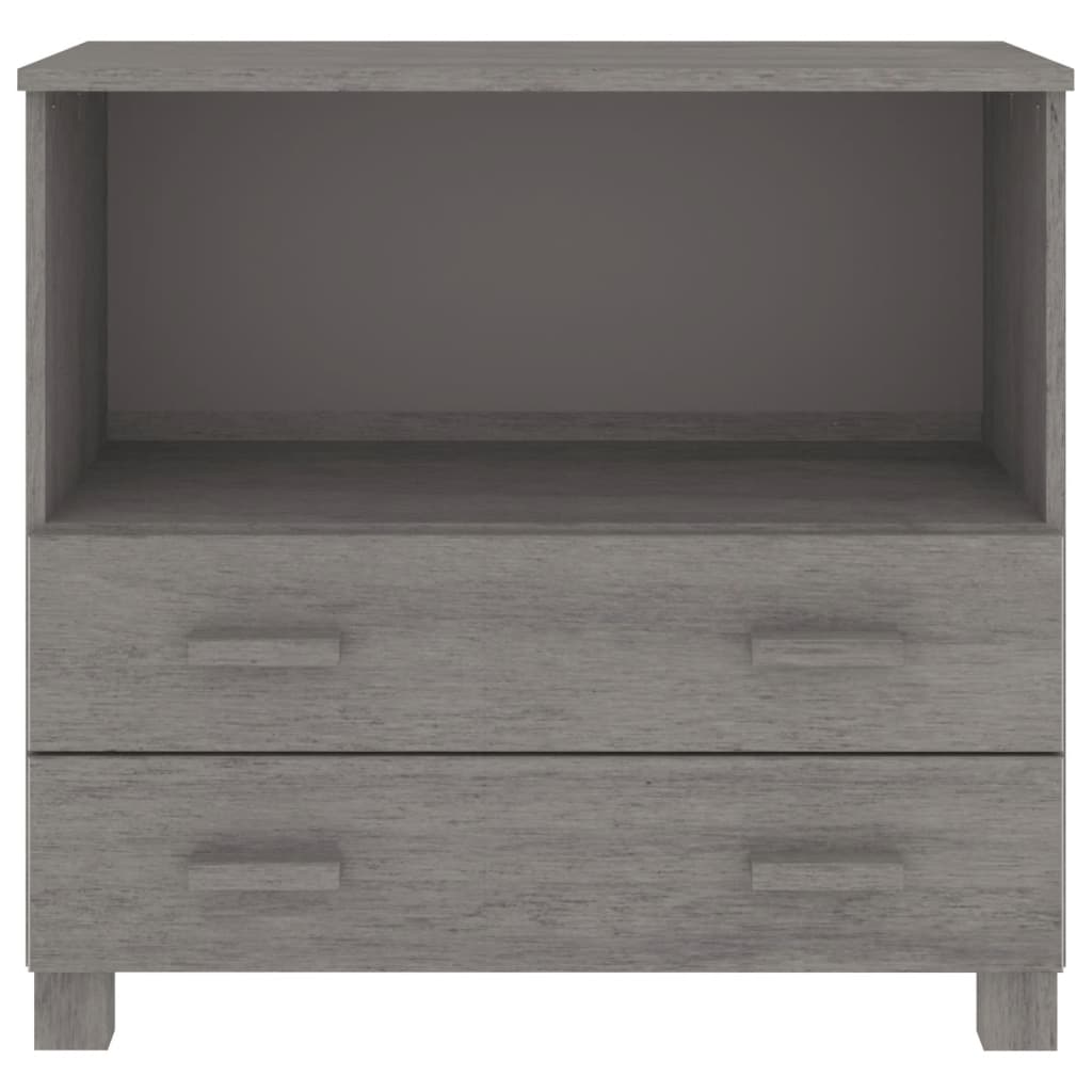 8720286818459_g_en_hd_3 vidaXL Sideboard "HAMAR" Light Grey 85x35x80 cm Solid Wood Pine - Image 6