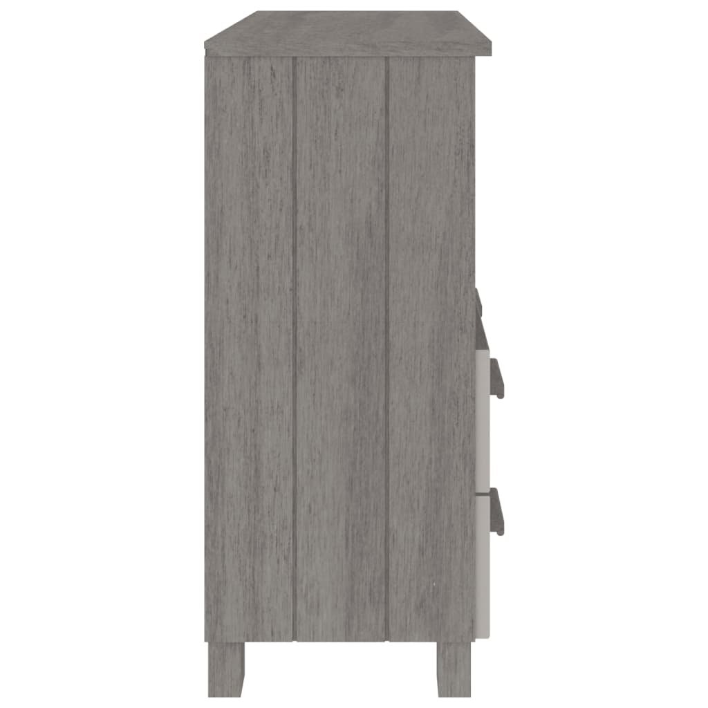 8720286818459_g_en_hd_4 vidaXL Sideboard "HAMAR" Light Grey 85x35x80 cm Solid Wood Pine - Image 7