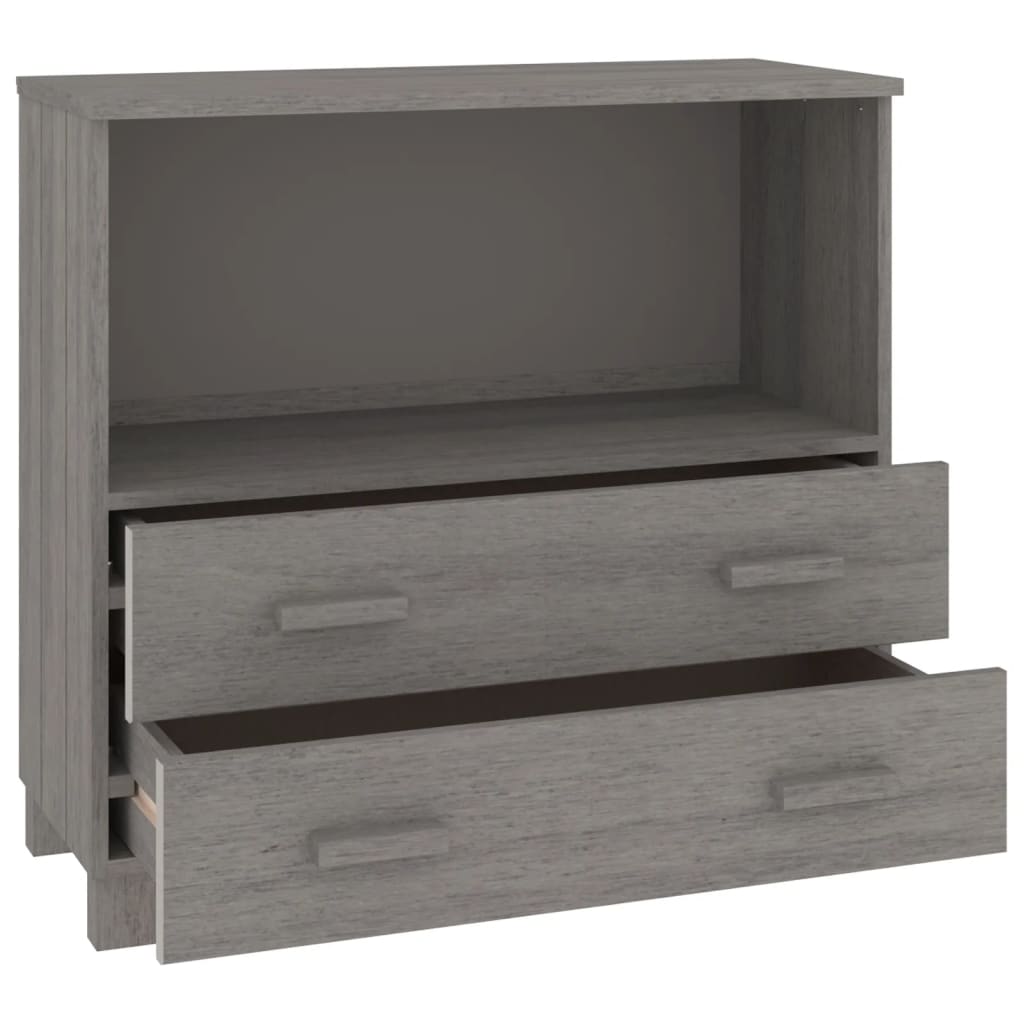 8720286818459_g_en_hd_5 vidaXL Sideboard "HAMAR" Light Grey 85x35x80 cm Solid Wood Pine - Image 8