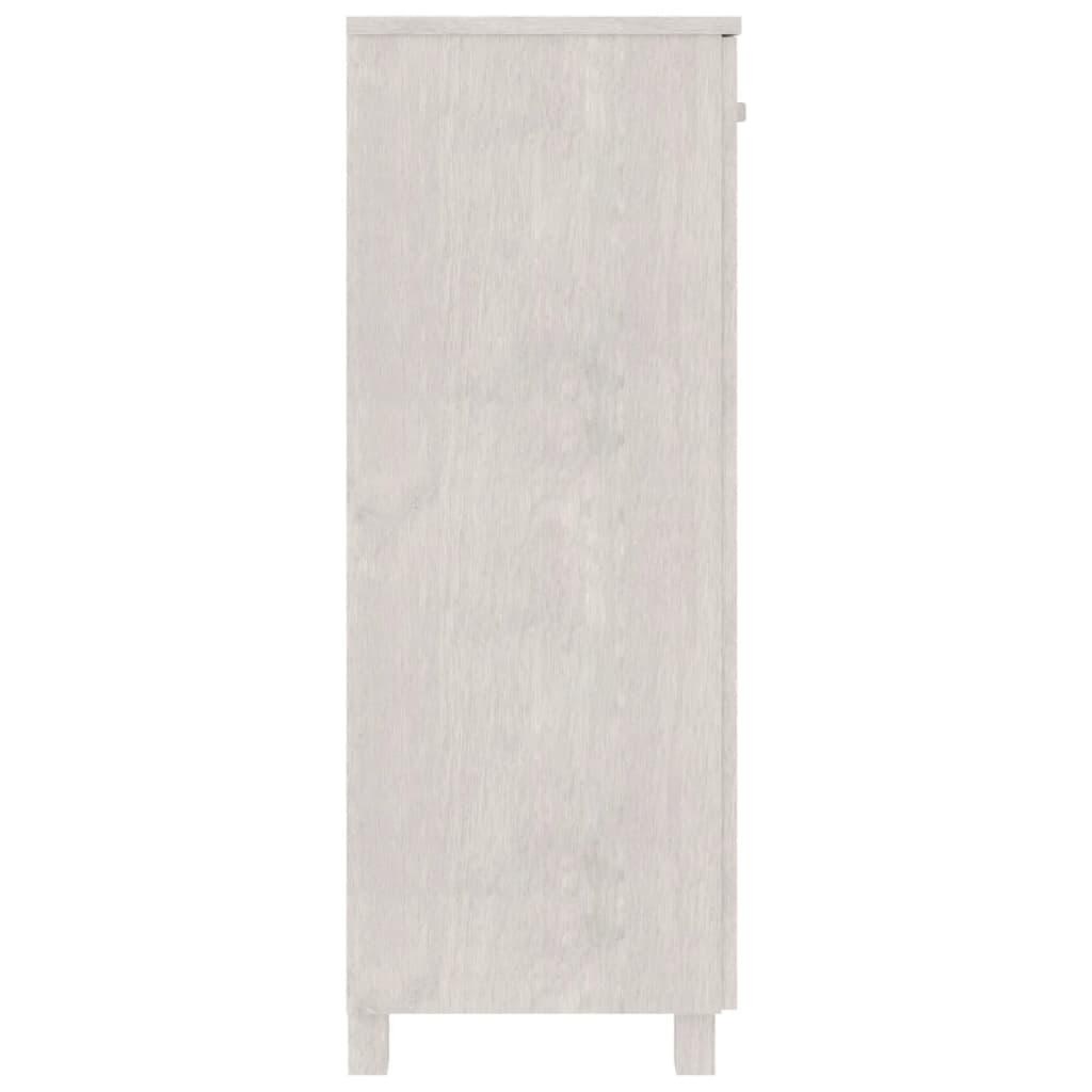 8720286818633_g_en_hd_2 vidaXL Shoe Cabinet "HAMAR" White 85x40x108 cm Solid Wood Pine - Image 5