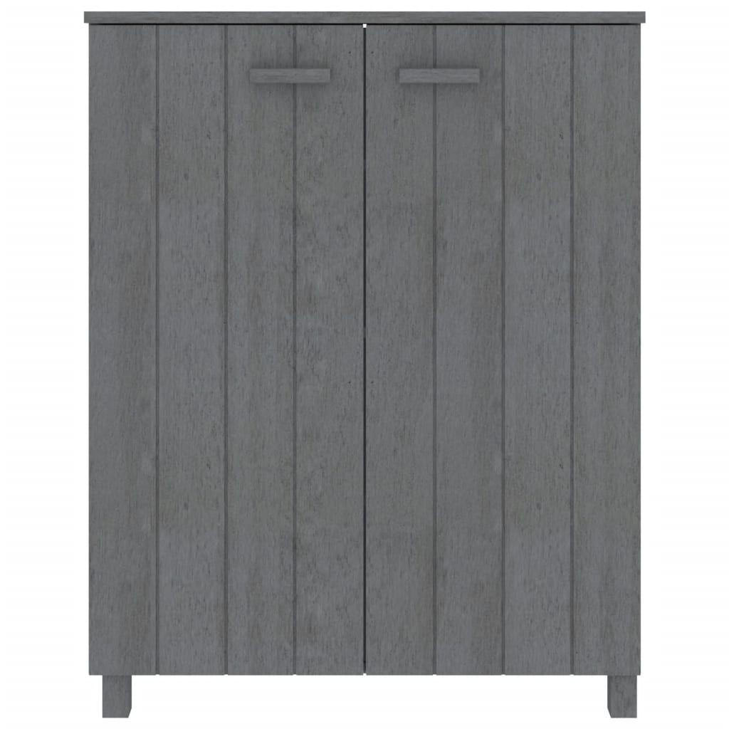 8720286818640_g_en_hd_1 vidaXL Shoe Cabinet "HAMAR" Dark Grey 85x40x108 cm Solid Wood Pine - Image 4