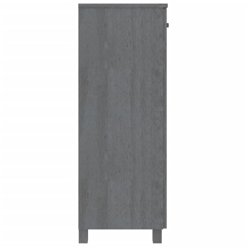 8720286818640_g_en_hd_2 vidaXL Shoe Cabinet "HAMAR" Dark Grey 85x40x108 cm Solid Wood Pine - Image 5