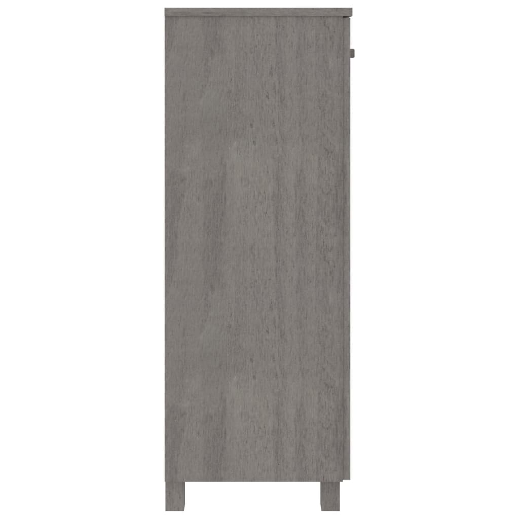 8720286818657_g_en_hd_2 vidaXL Shoe Cabinet "HAMAR" Light Grey 85x40x108 cm Solid Wood Pine - Image 5