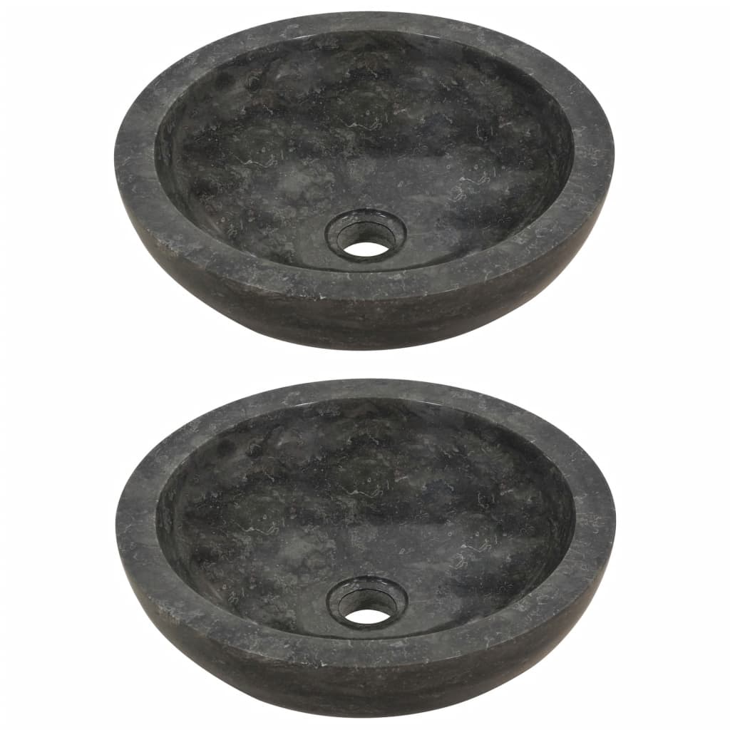 8720286818855_g_en_hd_7 vidaXL Bathroom Vanity Cabinet with Black Marble Sinks Solid Wood Teak - Image 9