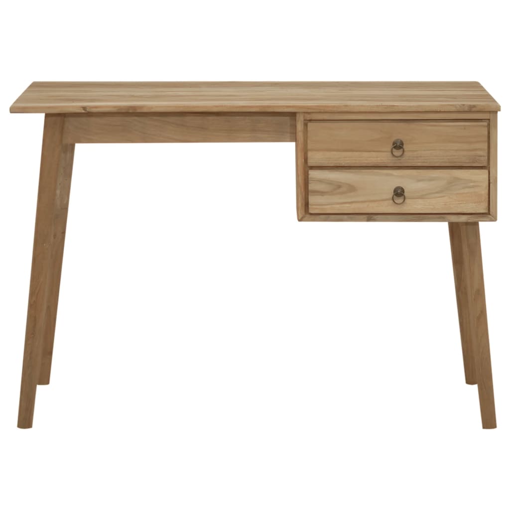 8720286818978_g_en_hd_1 vidaXL Desk with 2 Drawers 110x52x75 cm Solid Wood Teak - Image 2