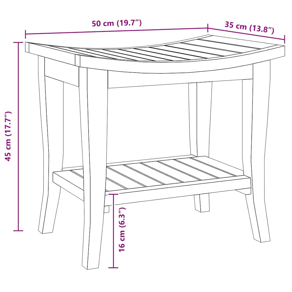 8720286819074_g_en_hd_5 vidaXL Bathroom Side Table 50x35x45 cm Solid Wood Teak - Image 7