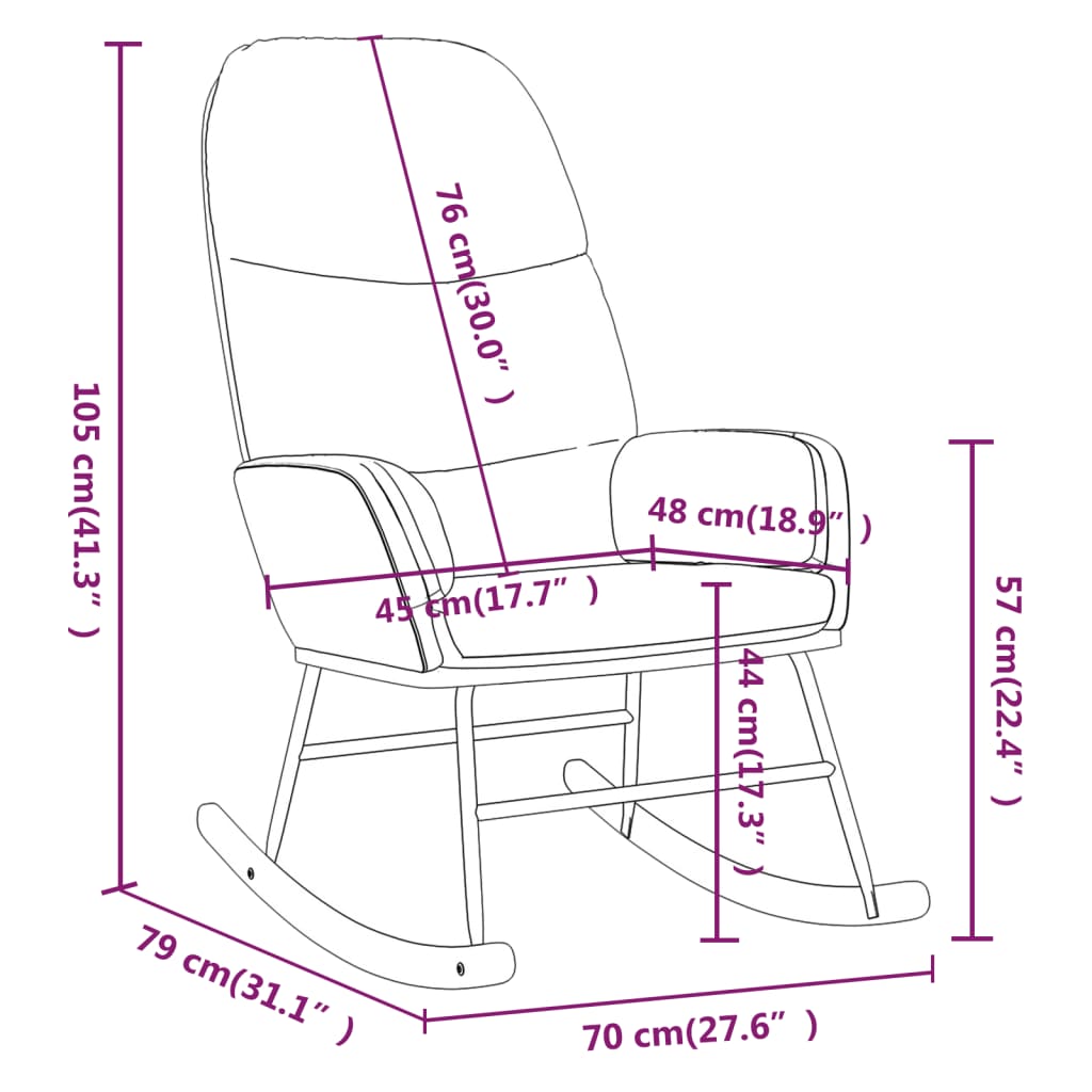 8720286819869_g_en_hd_7 vidaXL Rocking Chair Light Grey Fabric - Image 9