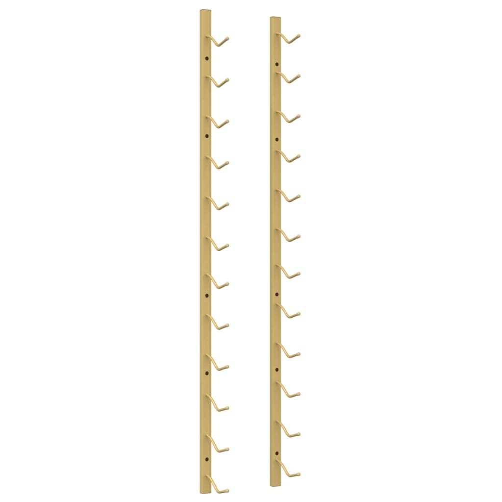 8720286826942_a_en_hd_1 vidaXL Wall Mounted Wine Rack for 12 Bottles Gold Iron - Image 2