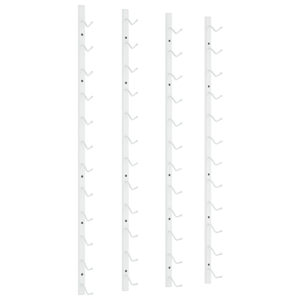 8720286826959_a_en_hd_1 vidaXL Wall Mounted Wine Rack for 12 Bottles 2 pcs White Iron - Image 2
