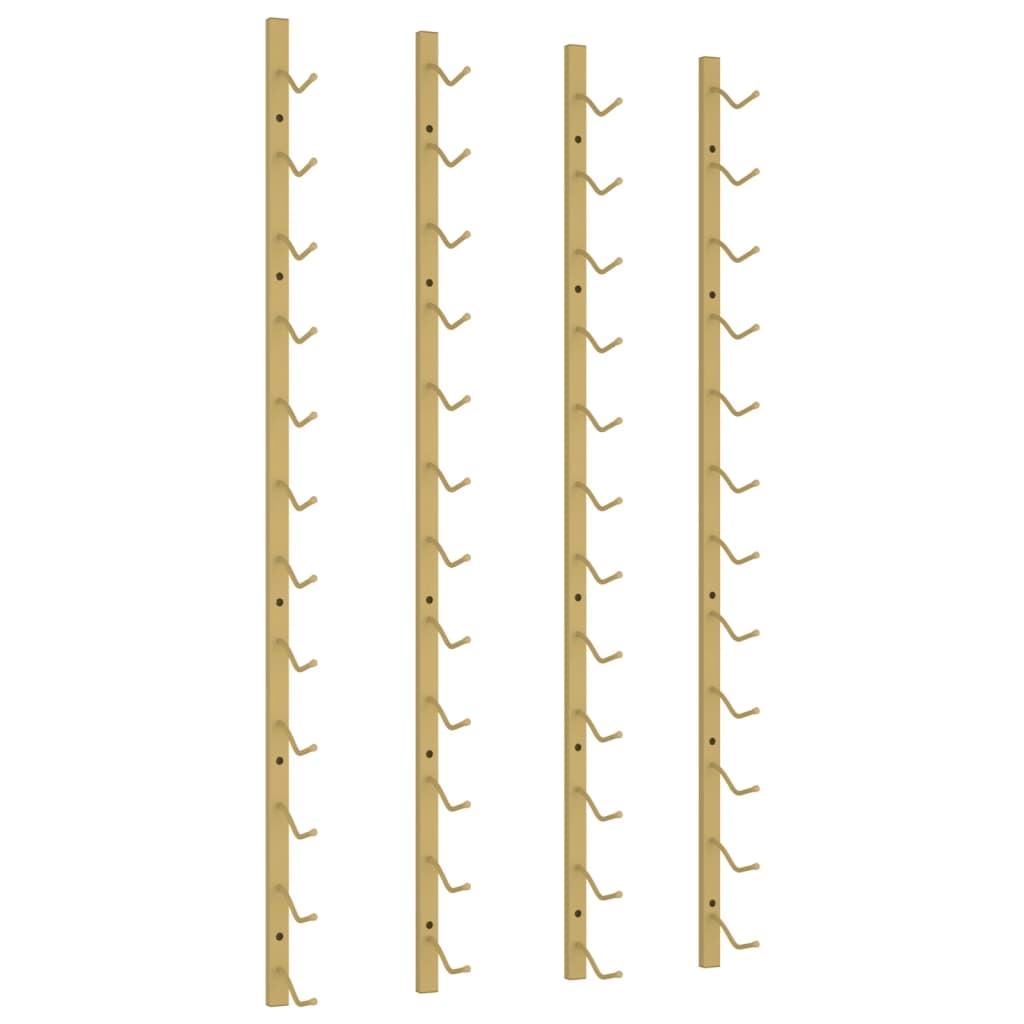 8720286826966_a_en_hd_1 vidaXL Wall Mounted Wine Rack for 12 Bottles 2 pcs Gold Iron - Image 2