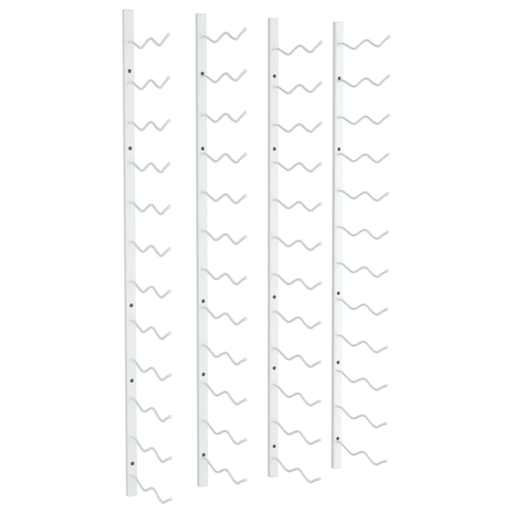 8720286826997_a_en_hd_1 vidaXL Wall Mounted Wine Rack for 24 Bottles 2 pcs White Iron - Image 2