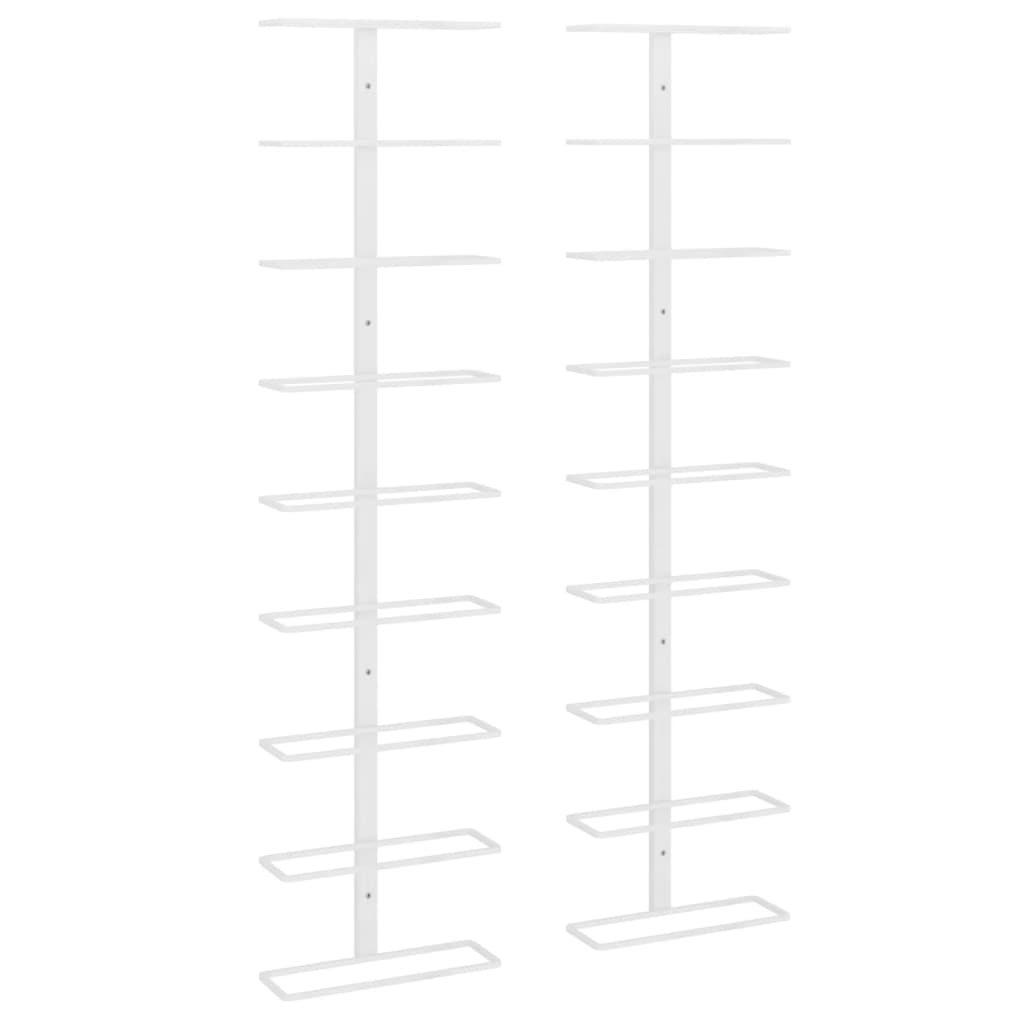 8720286827161_a_en_hd_1 vidaXL Wall-mounted Wine Rack for 9 Bottles 2 pcs White Iron - Image 2