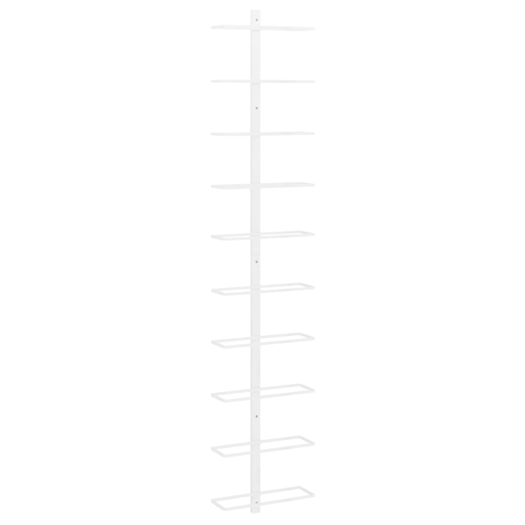 8720286827185_a_en_hd_1 vidaXL Wall-mounted Wine Rack for 10 Bottles White Metal - Image 2