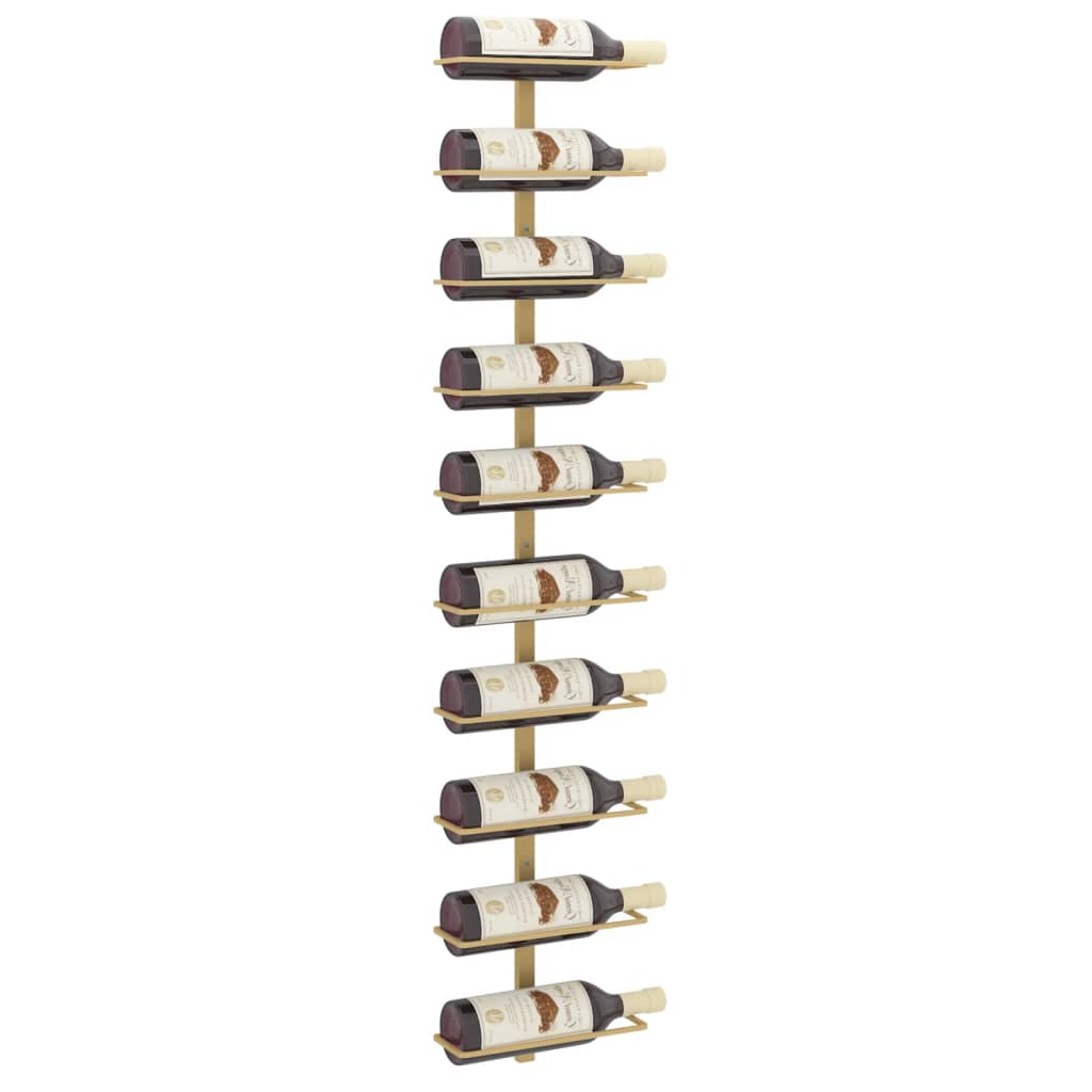 8720286827192_g_en_hd_1 vidaXL Wall-mounted Wine Rack for 10 Bottles Gold Metal - Image 3