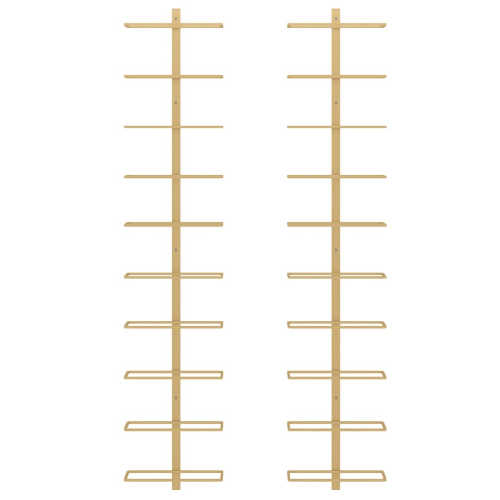 8720286827215_g_en_hd_2 vidaXL Wall-mounted Wine Rack for 10 Bottles 2 pcs Gold Metal - Image 4