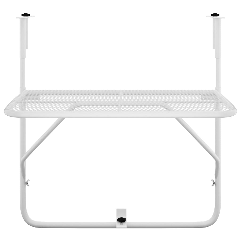 8720286827307_g_en_hd_1 vidaXL Balcony Table White 60x40 cm Steel - Image 3